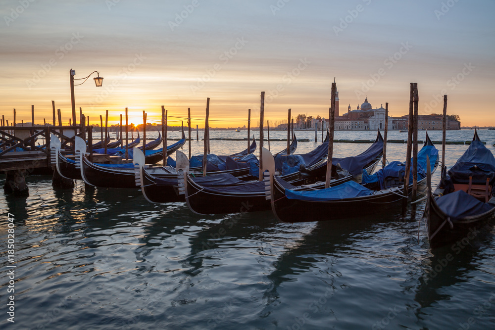 Sonnenaufgang in Venedig, Italien 