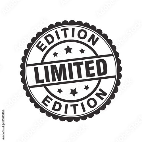 limited edition sign seal stamp medal vector design