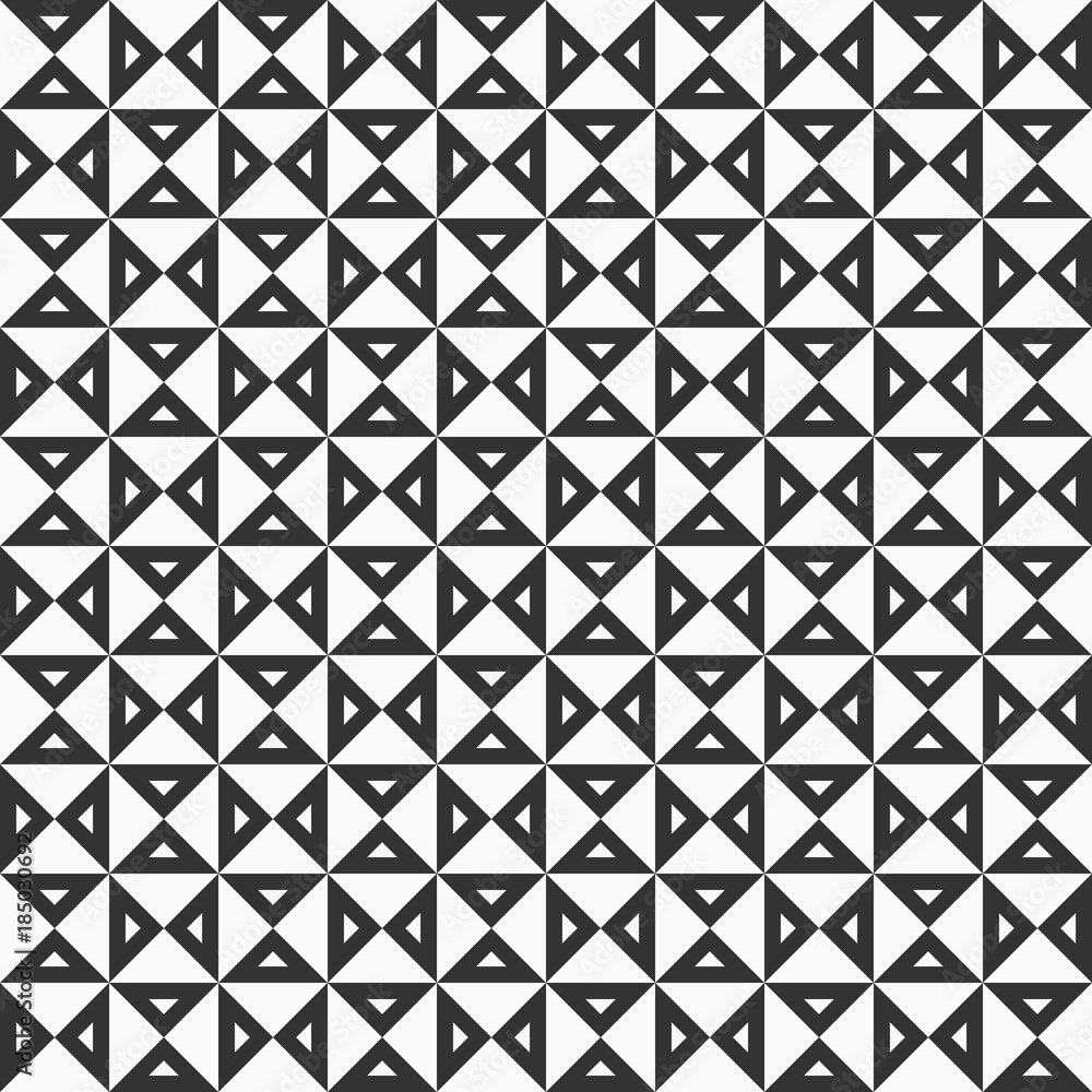 Geometric vector pattern with triangular elements. Geometric vector pattern with triangular elements.
