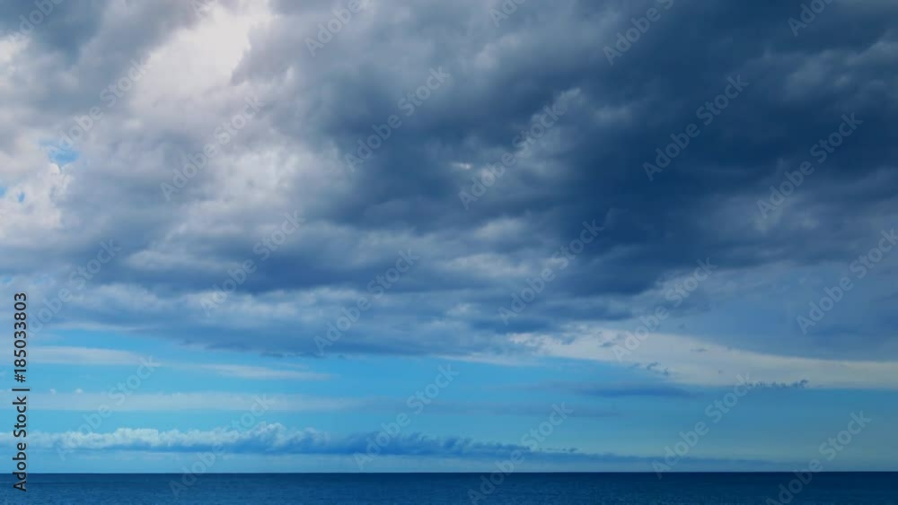 Sea with clouds Sea with clouds