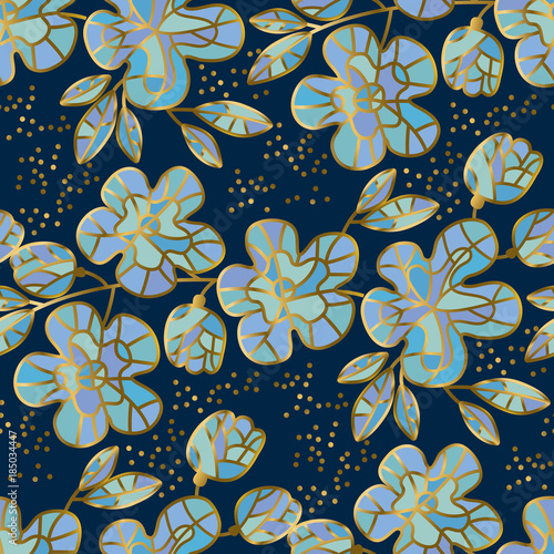 Abstract sakura blossom vec...