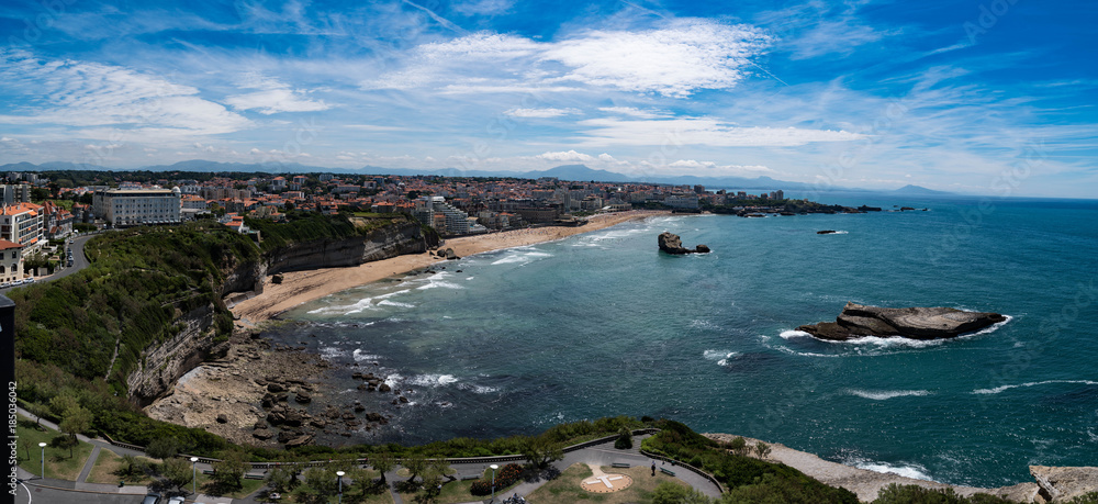 Obraz premium Vue du Phare de Biaritz