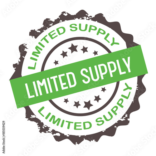 Limited supply stamp. Sign.Seal