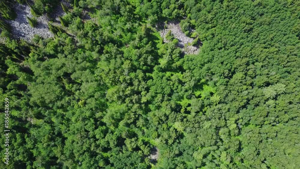 aerial view in the Ural mountains aerial view in the Ural mountains