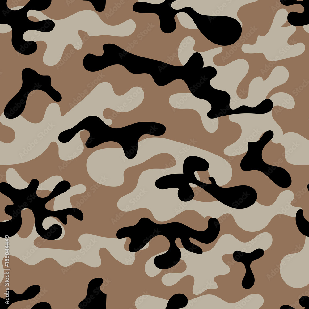 Seamless camouflage pattern Seamless camouflage pattern
