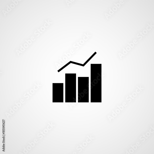 Free Download Business graph. Vector icon - GFXLoad