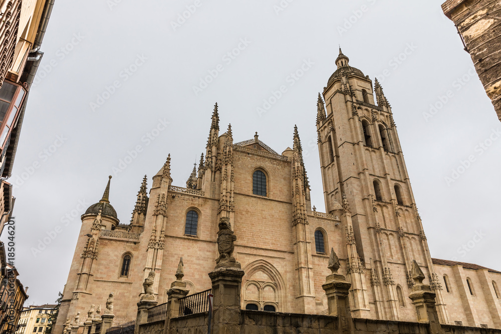 The Segovia Cathedral, one of the last Gothic temples to be built in Europe. Spain