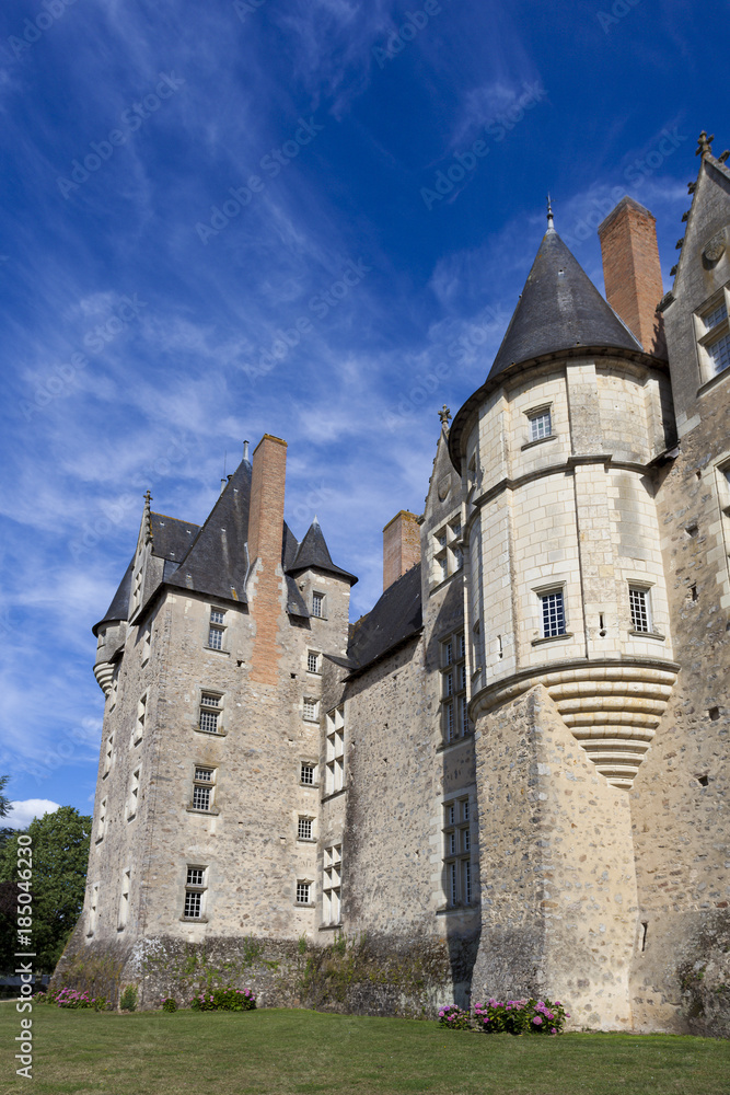 Castle of Baugé, Sarthe, Pays de la Loire, France