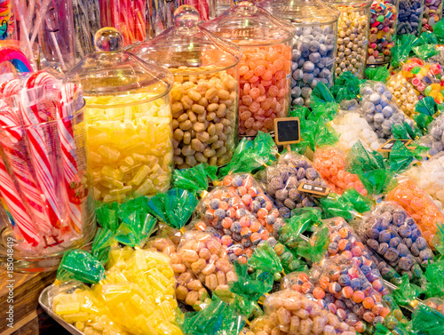colorful and fresh sweets