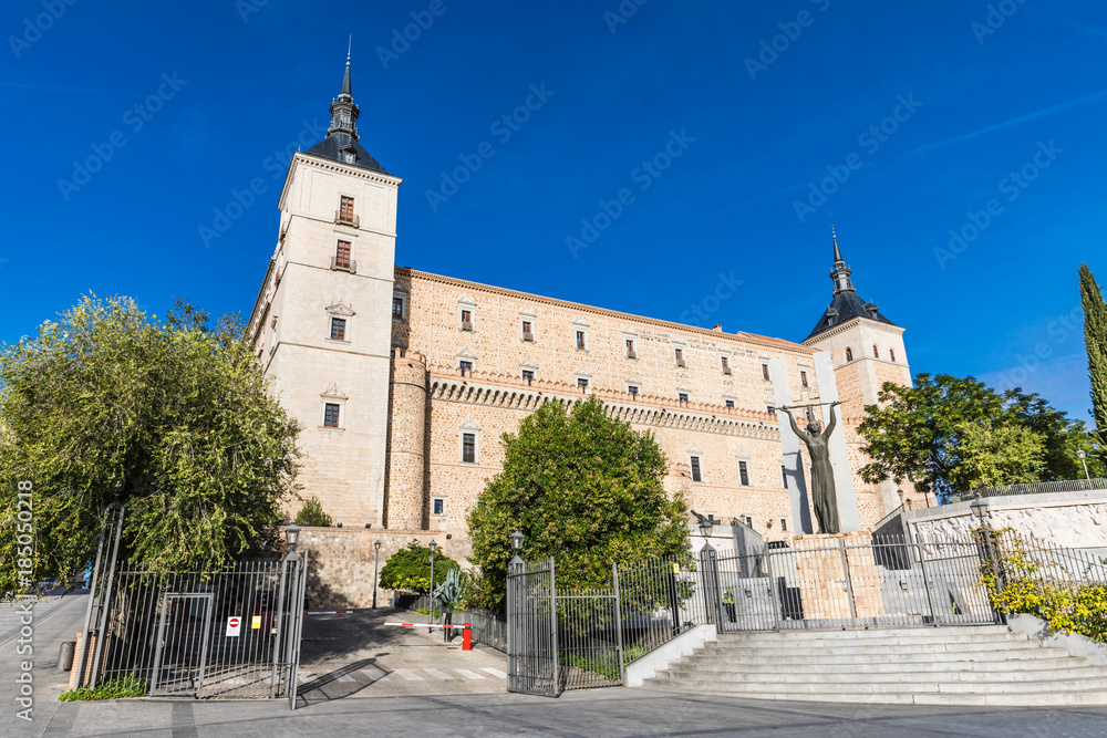 The Alcazar of Toledo is a stone fortification located in the highest part of Toledo, Spain.