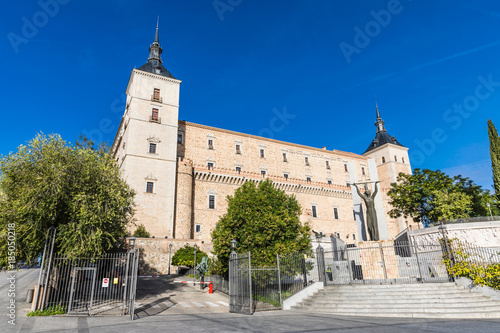 The Alcazar of Toledo is a stone fortification located in the highest part of Toledo, Spain.