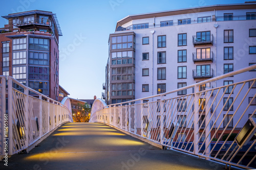 Amazing view on boats and canals