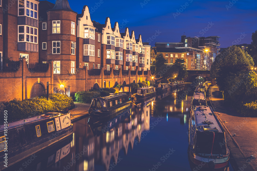 Fototapeta premium Amazing view on boats and canals