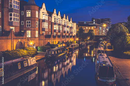 Amazing view on boats and canals