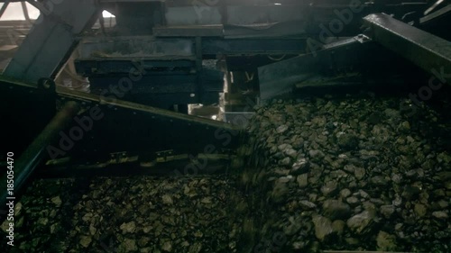 The coal conveyor at the plant photo