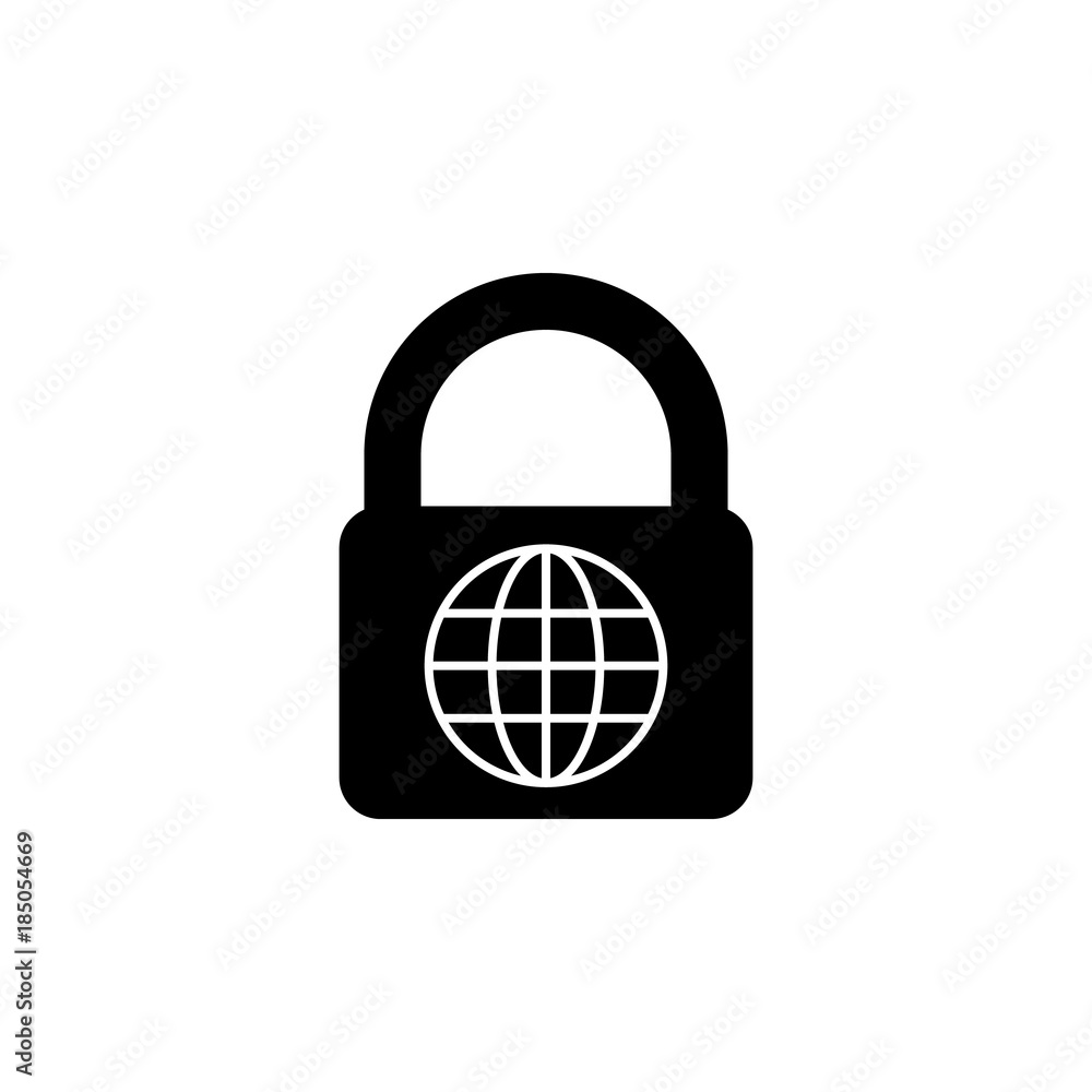 Globe and lock icon. Cyber security Icon. Premium quality graphic design. Signs, symbols collection, simple icon for websites, web design, mobile app Globe and lock icon. Cyber security Icon. Premium quality graphic design. Signs, symbols collection, simple icon for websites, web design, mobile app