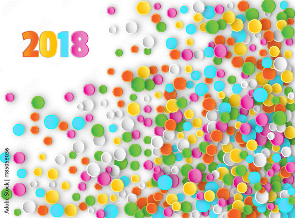 Colored carnaval confetti background Colored carnaval confetti background