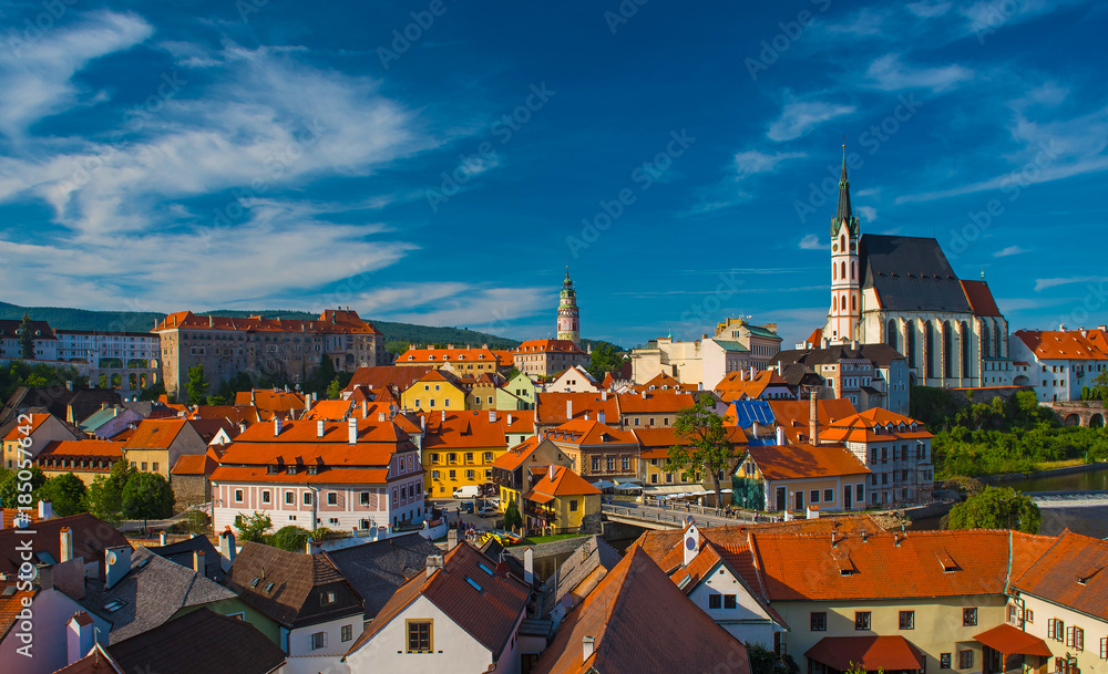 Obraz premium View on Cesky Krumlov