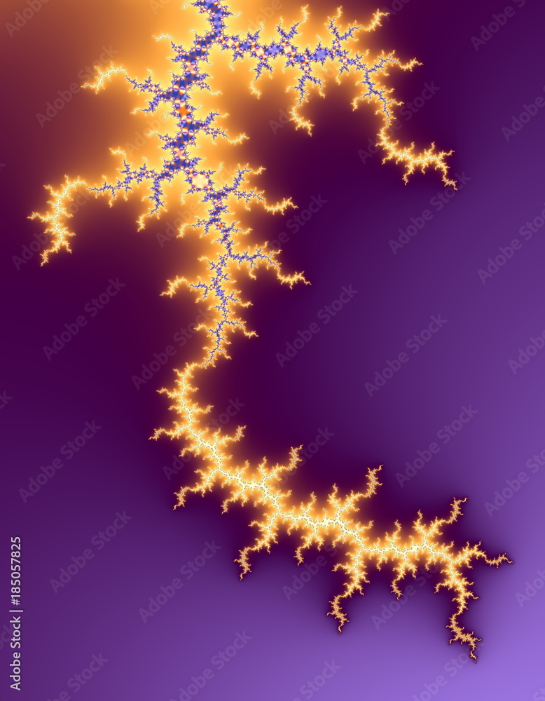 Lighting shape abstract fractal pattern background