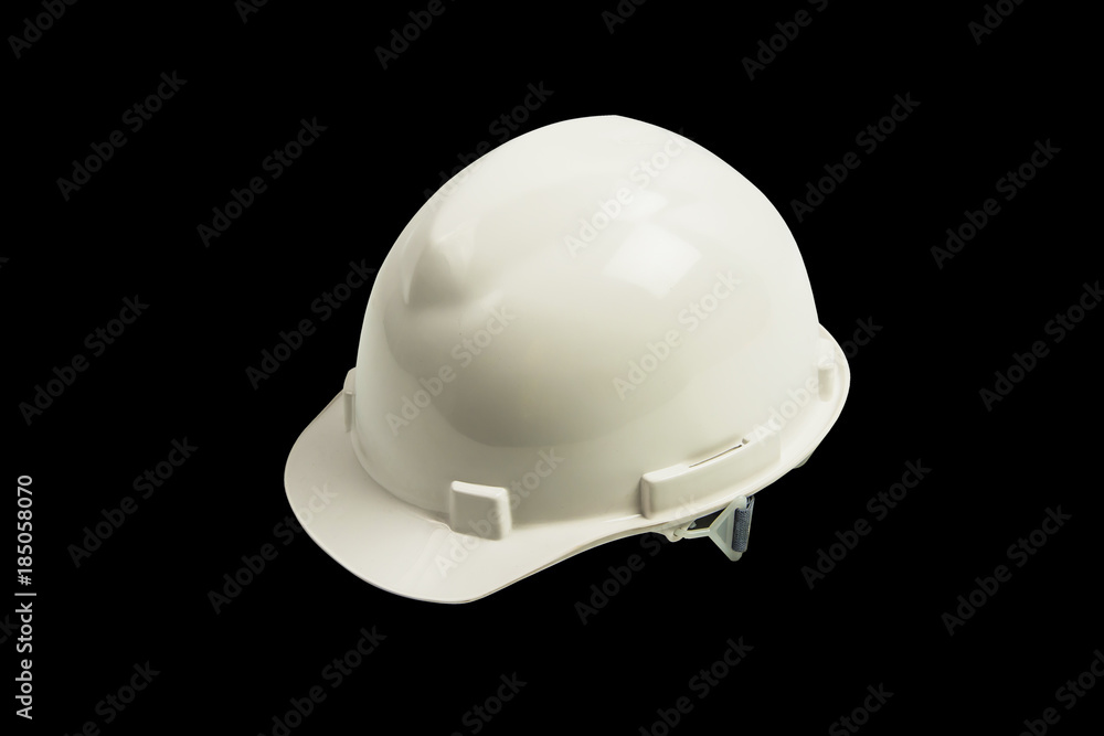 safety helmet isolated on black background safety helmet isolated on black background