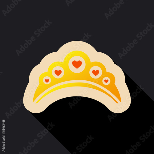 Golden Crown Vector Illustration