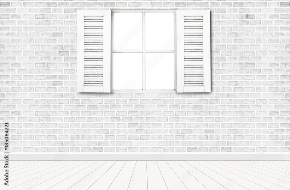 Fototapeta premium white brick wall