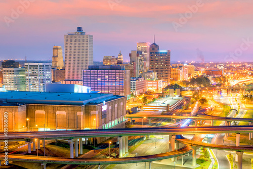 Aerial view of downtown Memphis © f11photo