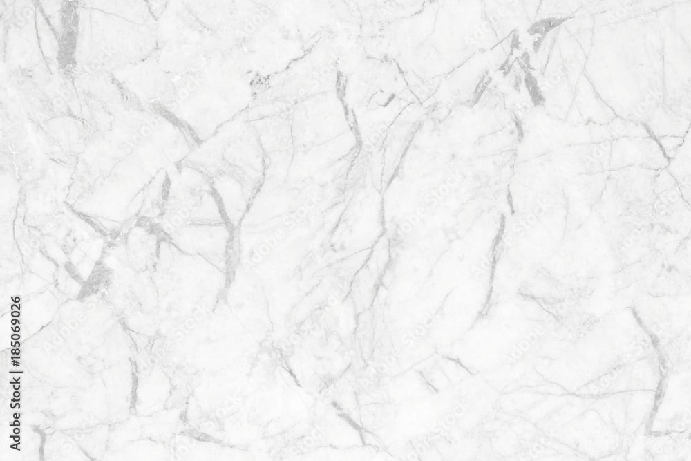 Naklejka premium White mable pattern texture for background.