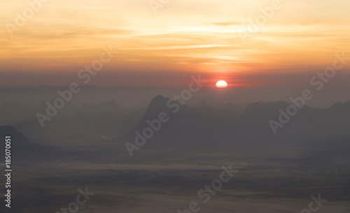 landscape picture of Phu Kradueng National Park Thailand , Thailand