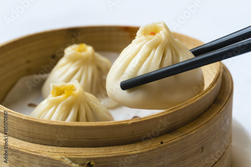 Photography Traditional Shanghai dumpling, also called xiaolongbao