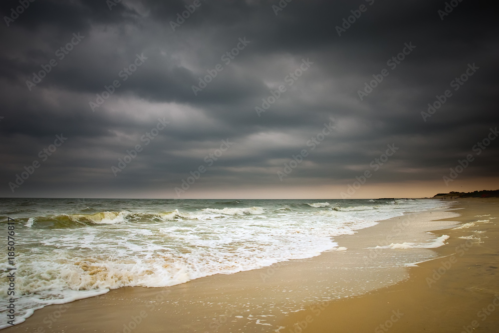 Stormy weather, Atlantic ocean coast