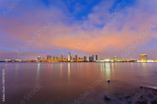 San Diego at night © sborisov
