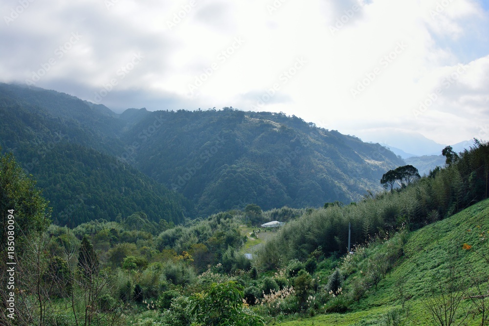 Fototapeta premium Mountain landscape in the Hsinchu,Taiwan.