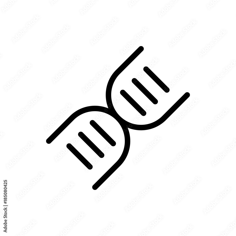 DNA flat icon DNA flat icon