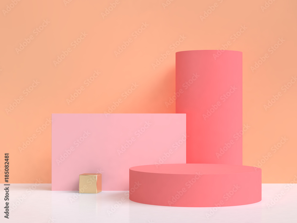 red pink orange abstract geometric background 3d rendering red pink orange abstract geometric background 3d rendering