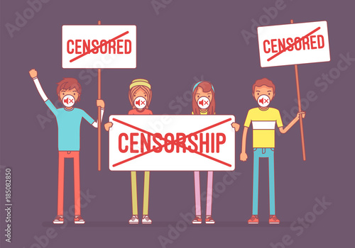 No censorship demonstration