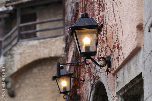 Street light / Vintage street lamp close-up