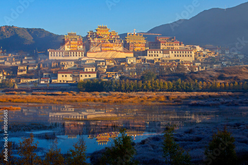 Songzanlin temple of Shangri-La City,Yunnan province,China