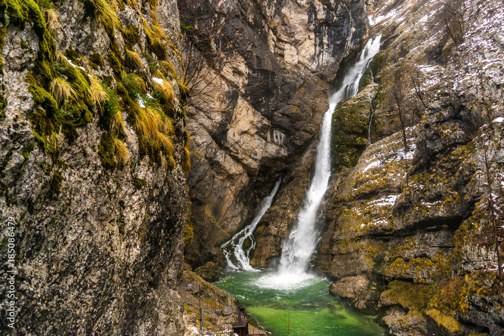 Savica waterfall, triglav national park, Slovenia Savica waterfall, triglav national park, Slovenia