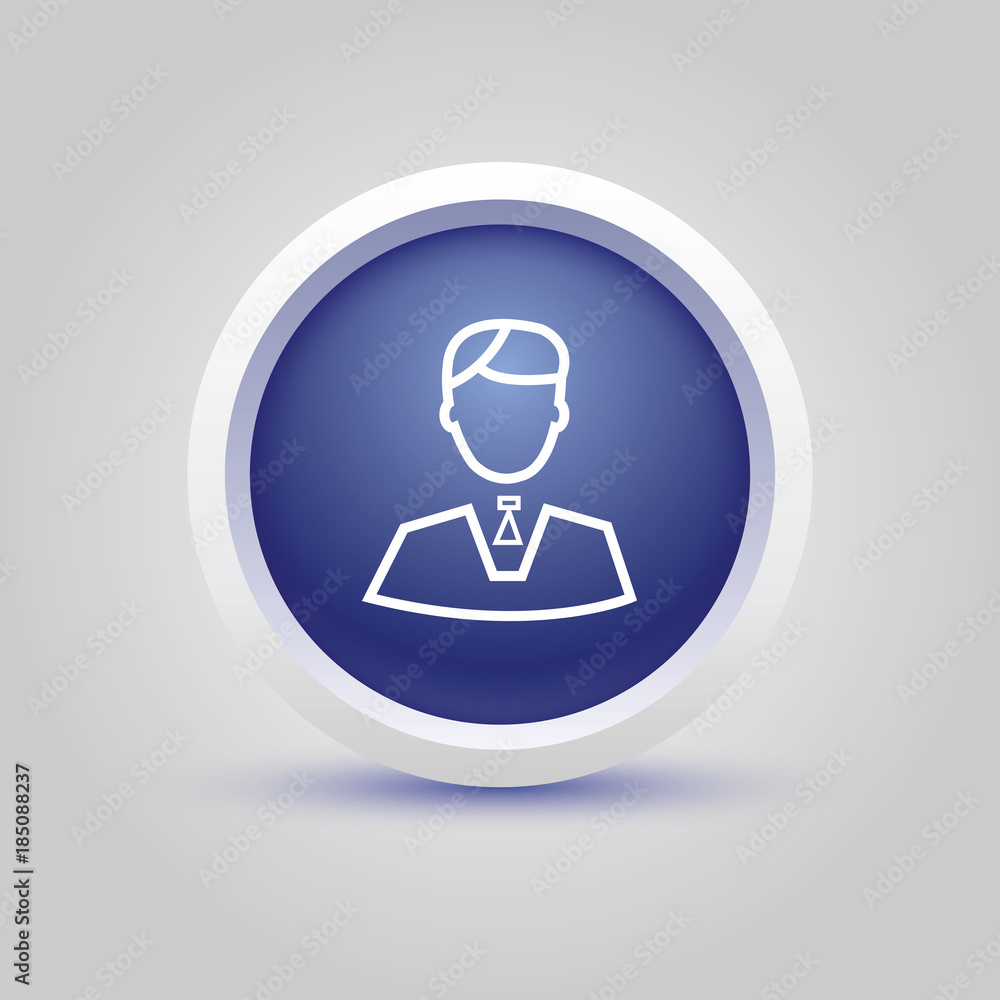 businessman vector thin line icon businessman vector thin line icon