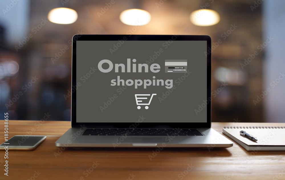 Online Shopping Add to Cart Order Store buy Sale Online shopping concept Online Shopping Add to Cart Order Store buy Sale Online shopping concept