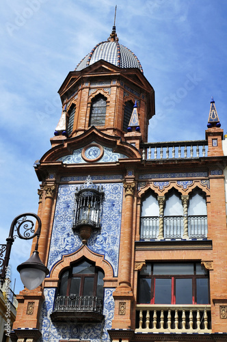 Pedro Roldan Building at Plaza del Pan in Seville, Spain photo
