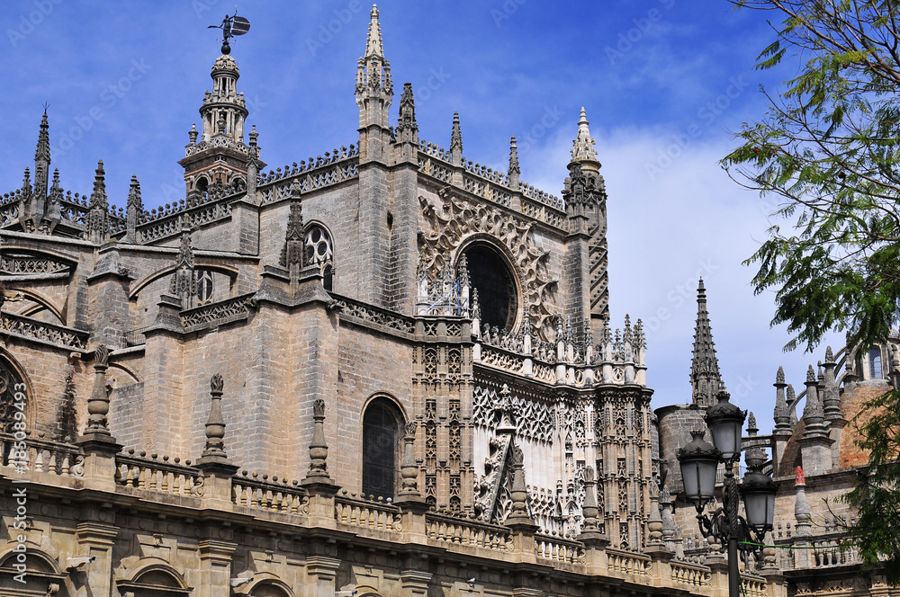 Catedral de Santa María de la Sede- Cathedral of Saint Mary of the See. Cathedral of Seville 