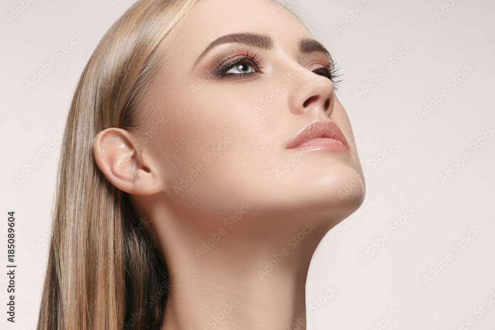 Beautiful Girl face. Perfect skin Beautiful Girl face. Perfect skin