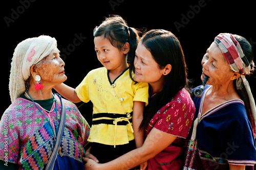 Four Generations of Po Karen Women