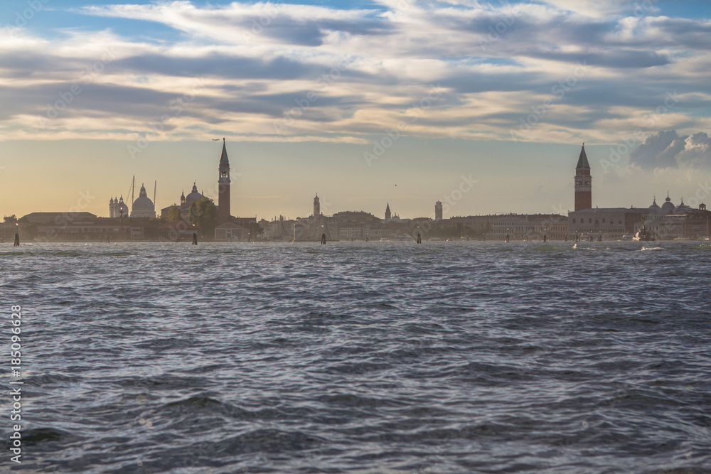 Panorama sea view of Venice