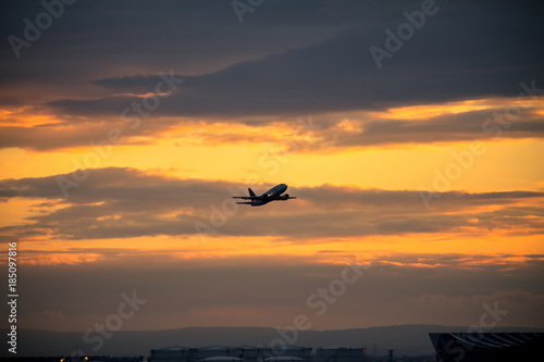 Airplane taking off © robertdering