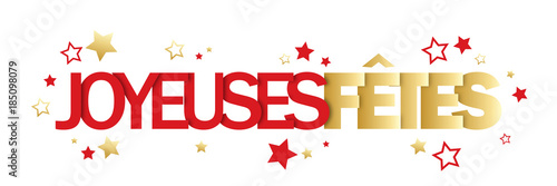 Typographie "Joyeuses Fêtes"
