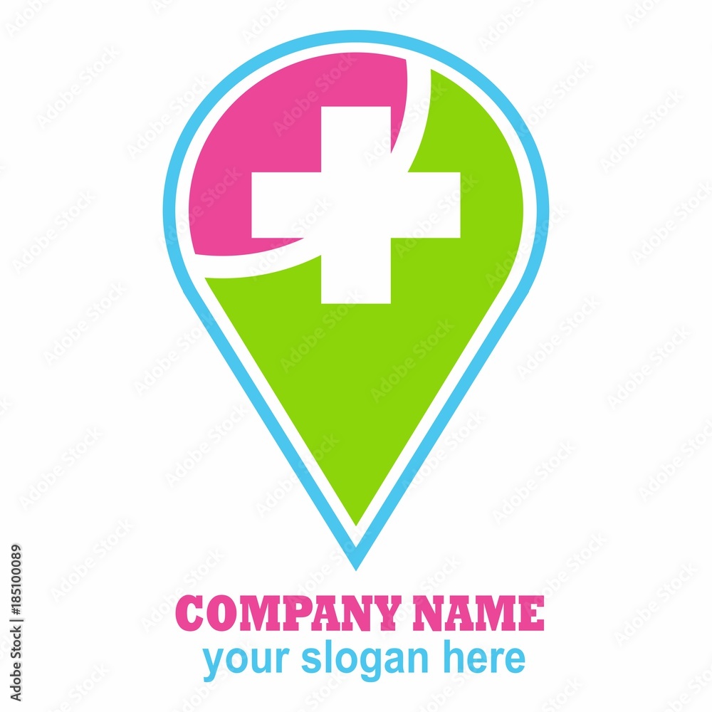 Obraz premium Medical, Cross, Hospital, First aid, Pharmacy, Emergency, Health, Healthy, Medicine, Plus, Heart, Icon, Symbol, Aid, White, Doctor, Isolated, Blue, Illustration, Stock, Logo, Design, Vector, Templates