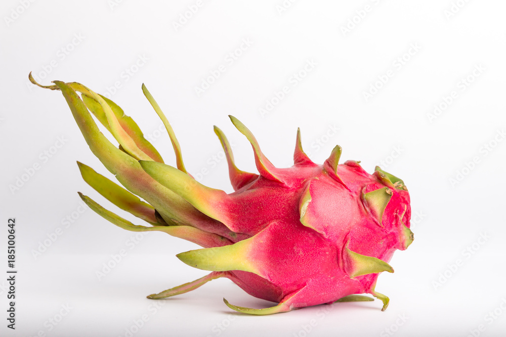 exotic pitaya fruit on a white background exotic pitaya fruit on a white background